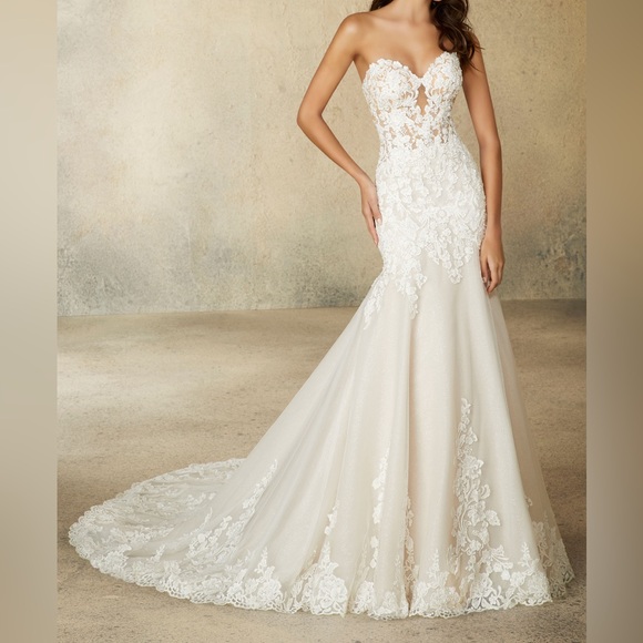Mori Lee size 10 Roxanne wedding dress - Picture 8 of 12